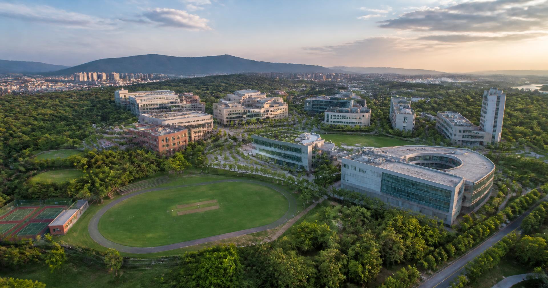 Aerial view of the Metro University campus